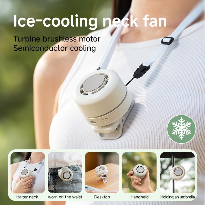 Clip-on Umbrella-style Cooling Fan With Adjustable Design 1