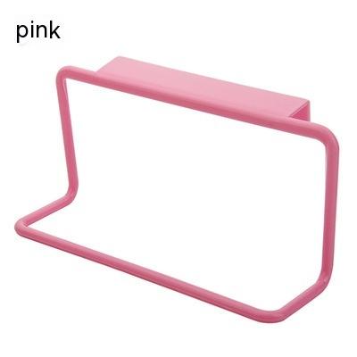 Cabinet Door Back Single-Rod Towel Rack Plastic Seamless Rag Rack Towel Bar 7