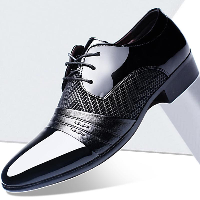 Fashionable Korean-style Leather Shoes For Men 2