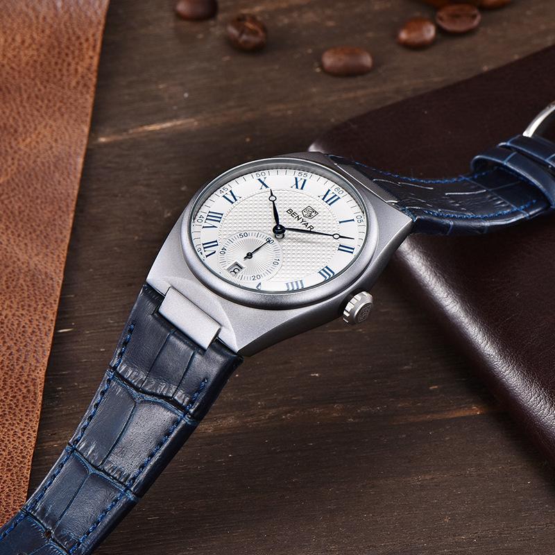 Men's Quartz Watch Fashion Business Simplicity Waterproof Tide Wrist Watch Calendar Watch Men 10