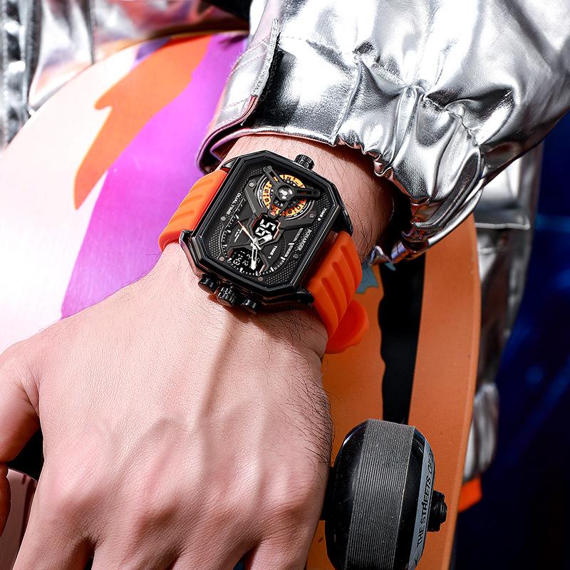 Men's Electronic Multi-functional Sports Luminous Waterproof Watch 1