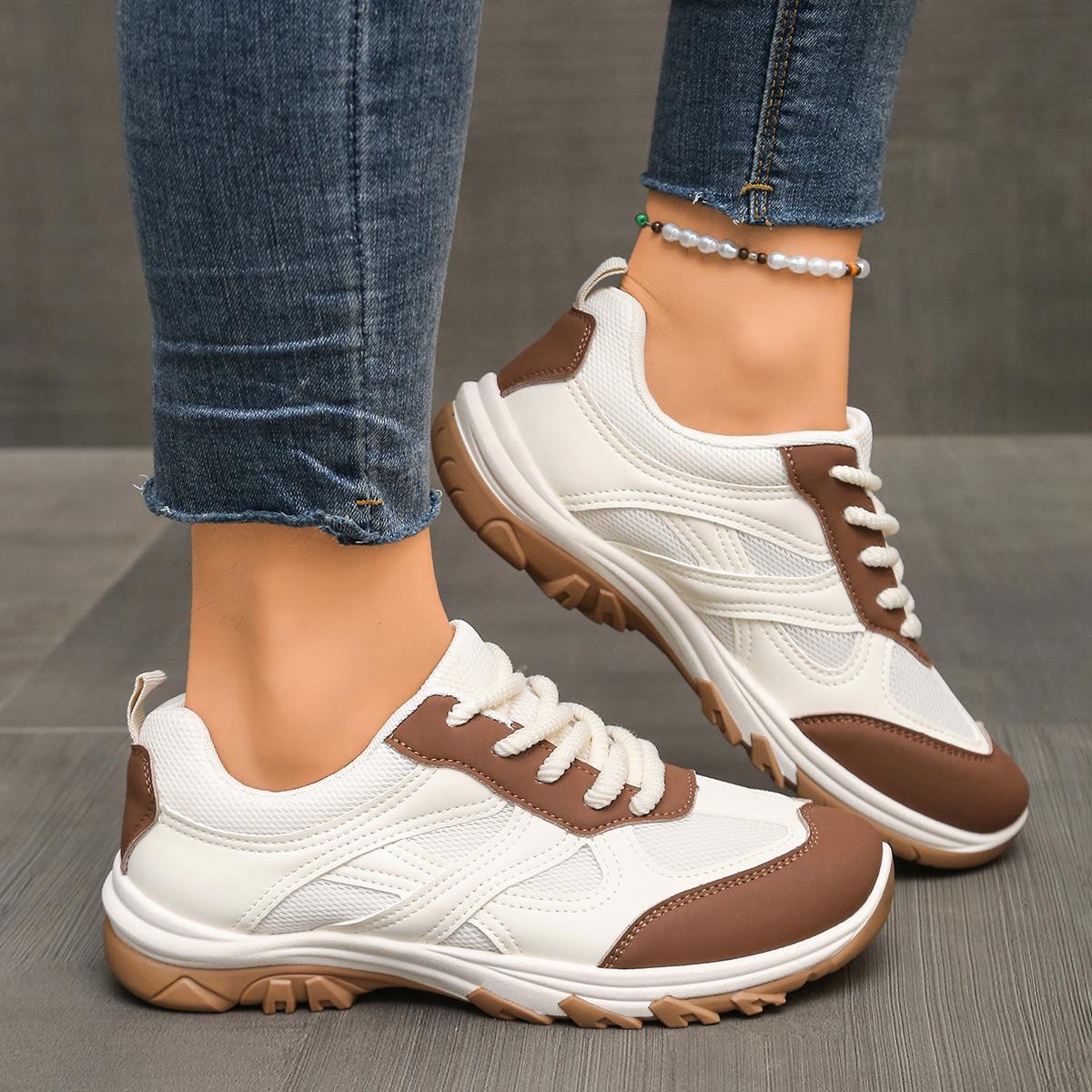 Retro Color-Block All-Match Dr Martens-style Casual Shoes For Women 7