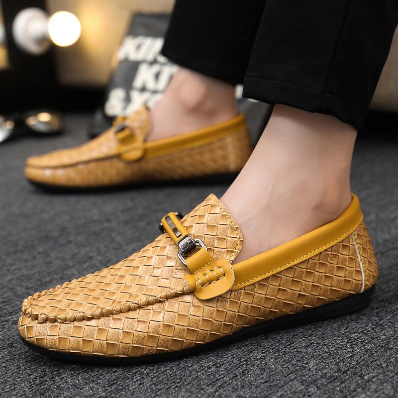 Mens Springsummer Low-top Moccasins Versatile Casual Shoes 7