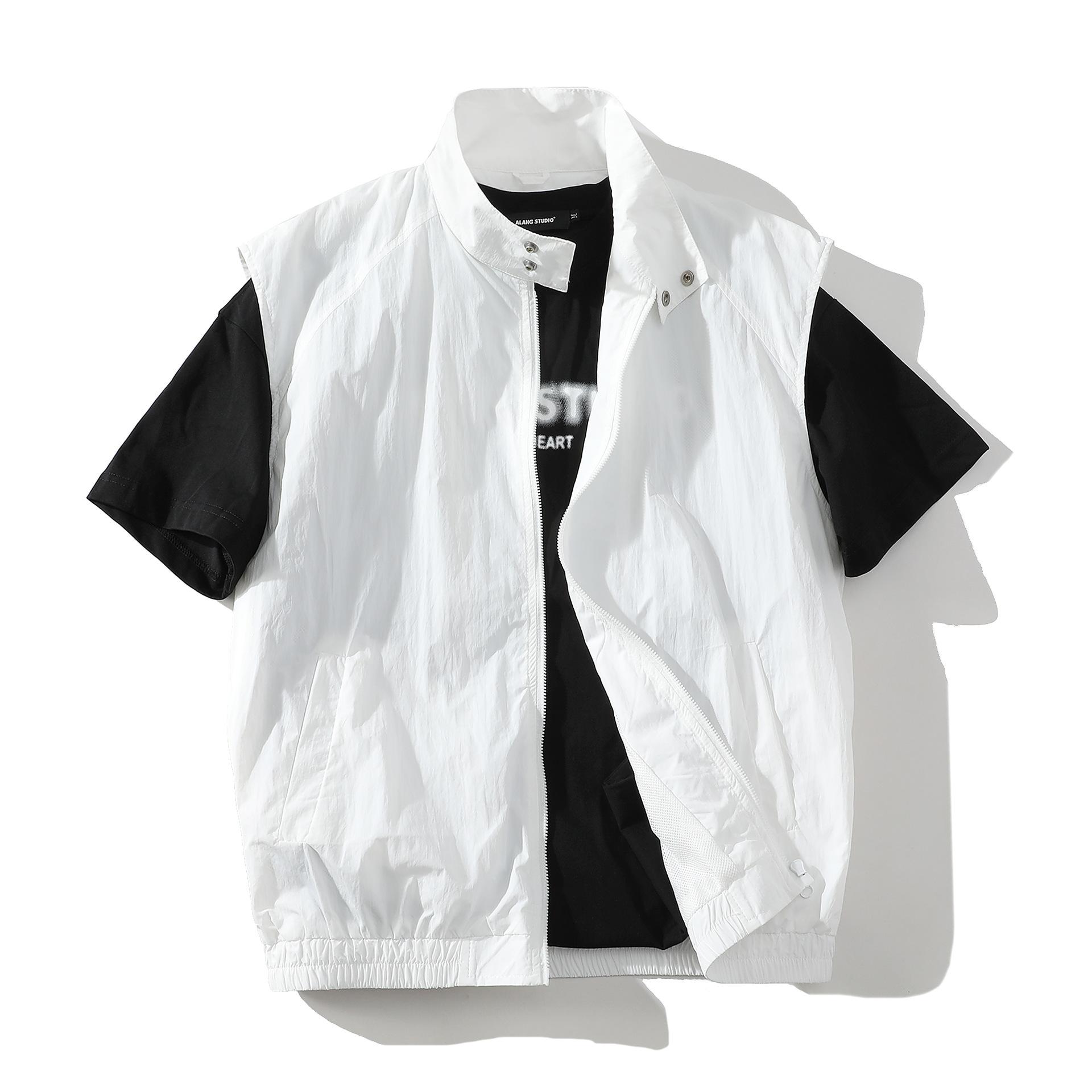 Simple Versatile Sun-protective Hooded Vest 3