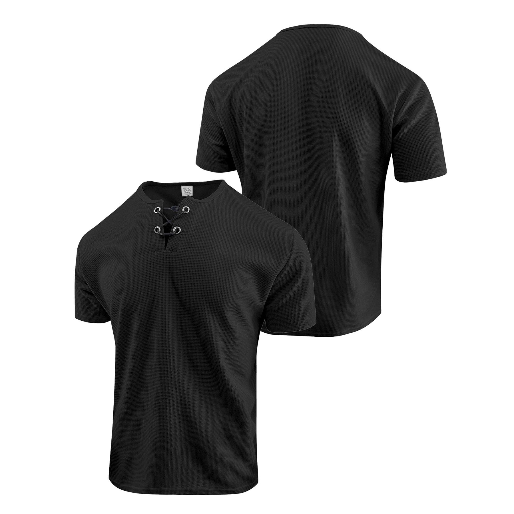 Mens Thin Loose-fitting Short-sleeve T-shirt 8