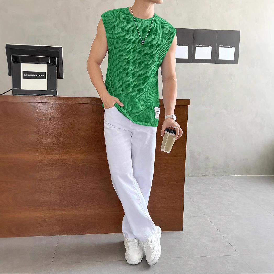 Mens Loose-Fit Fashionable Casual Sports Vest 4