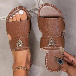 Summer Flat Slippers Outdoor Sandal Shoes For Women And Girls 7