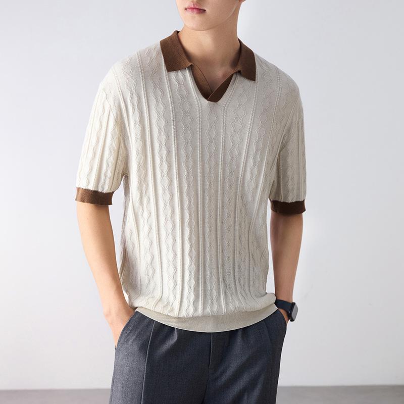 Men's High-End American-Style Heavyweight Short-Sleeve Casual Trendy T-Shirt 2