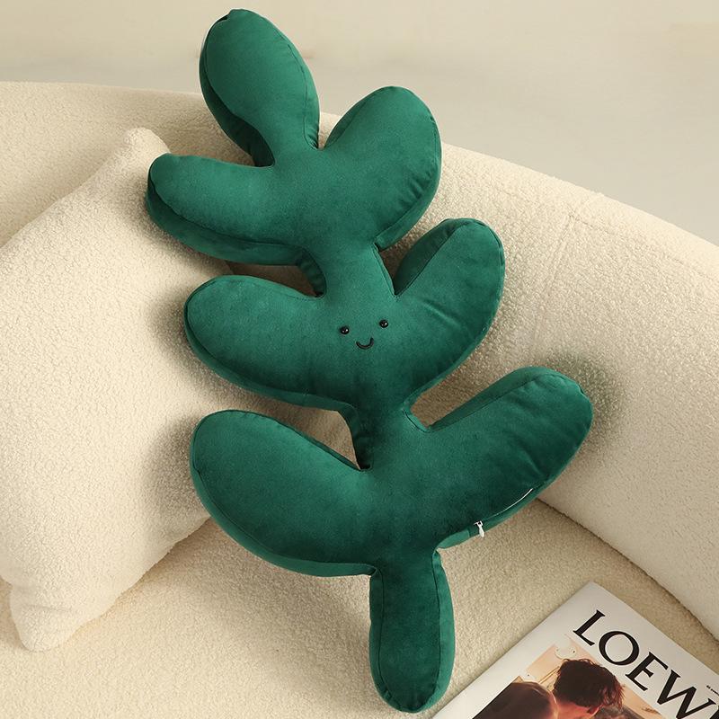 Green Plant Pillow Home Philodendron 4