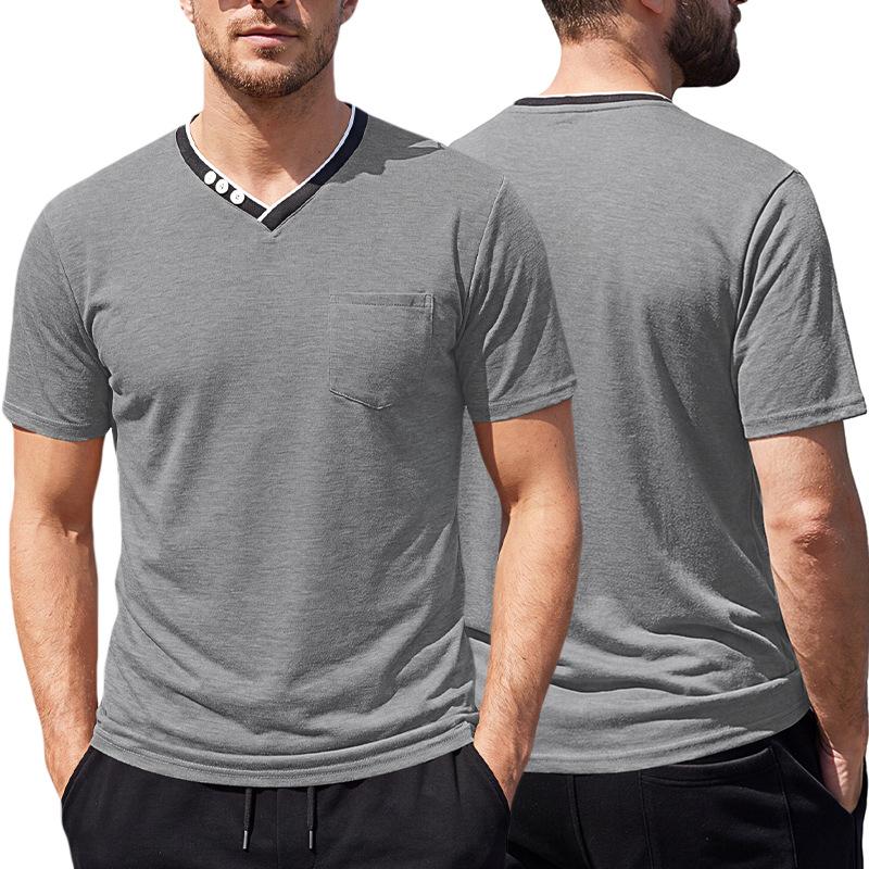 Henry V-neck Mens Short-sleeve T-shirt 11