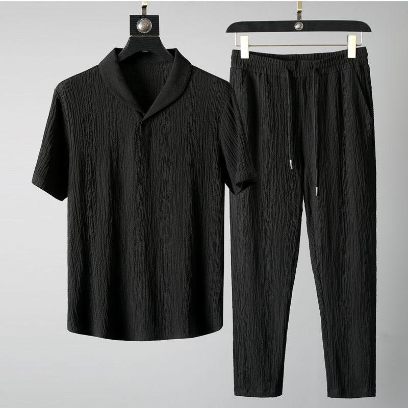 Mens New Trendy Summer Thin-set Suit 3