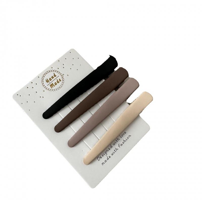 Coffee Color Series Barrettes Combination Retro Temperament 5