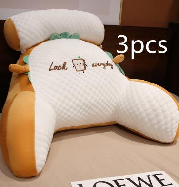Sofa Fluffy Cushion Luncheon Pillow Triangle Reading Cushion Bedside Soft Large Backrest Lumbar Cushion Office Chair Cushion 25