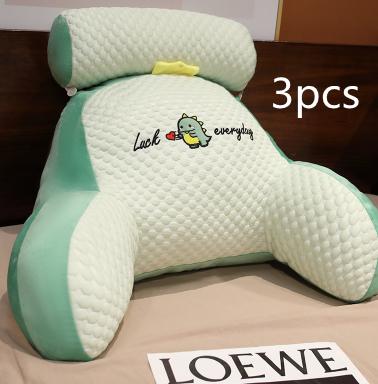 Sofa Fluffy Cushion Luncheon Pillow Triangle Reading Cushion Bedside Soft Large Backrest Lumbar Cushion Office Chair Cushion 26