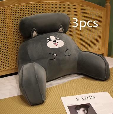 Sofa Fluffy Cushion Luncheon Pillow Triangle Reading Cushion Bedside Soft Large Backrest Lumbar Cushion Office Chair Cushion 14