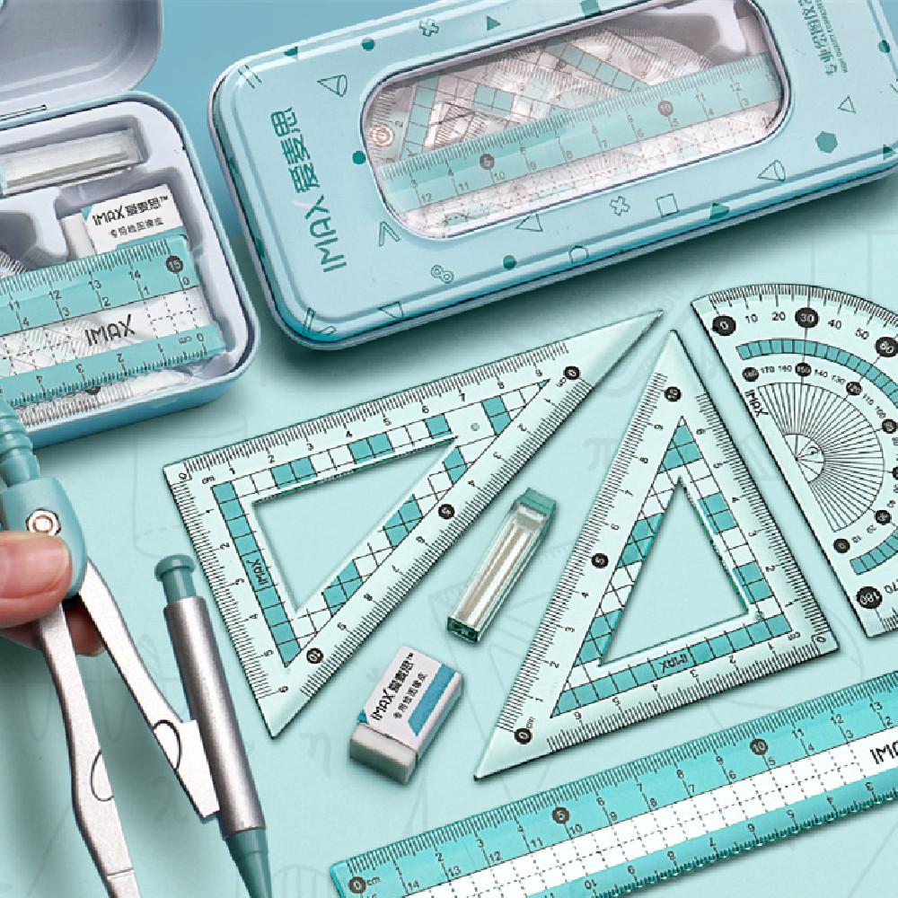 Compasses Set Student Triangular Plate 1