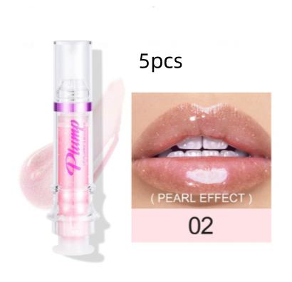 New Tube Lip Rich Lip Color Slightly Spicy Lip Honey Lip Glass Mirror Face Lip Mirror Liquid Lipstick 25