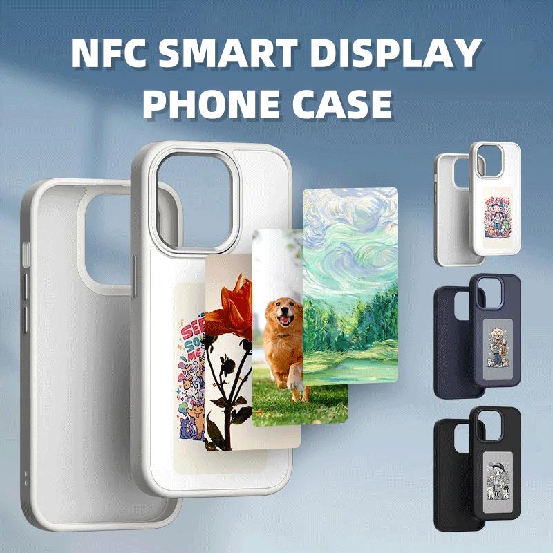 E-ink Screen Phone Case Unlimited Screen Projection Personalized Phone Cover Battery Free New Designer Luxury Phone Case 1