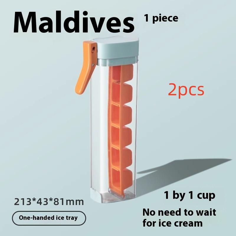 Ice Cube Mold Household Ice Maker Food Grade Press Ice Tray Ice Cube Maker Ice Tray Mold With Storage Box Kitchen Gadget 9