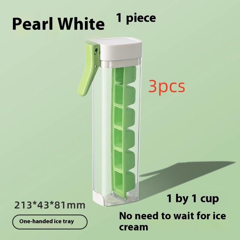 Ice Cube Mold Household Ice Maker Food Grade Press Ice Tray Ice Cube Maker Ice Tray Mold With Storage Box Kitchen Gadget 12