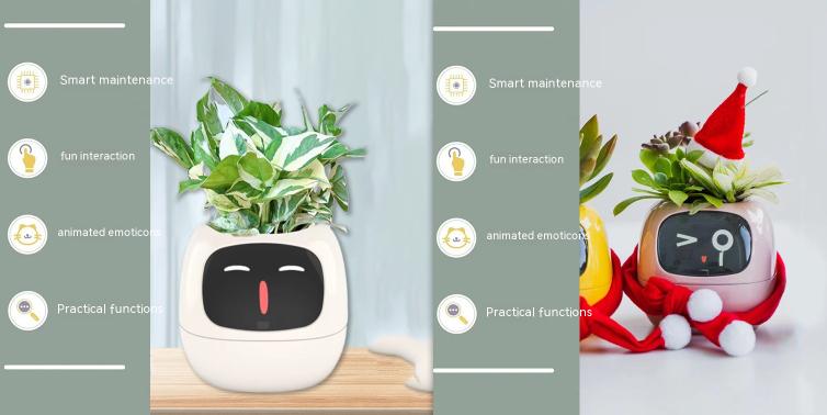 Smart Planter Endless Fun Over 49 Rich Expressions 7 Smart Sensors And AI Chips Make Raising Plants Easy And Fun 73