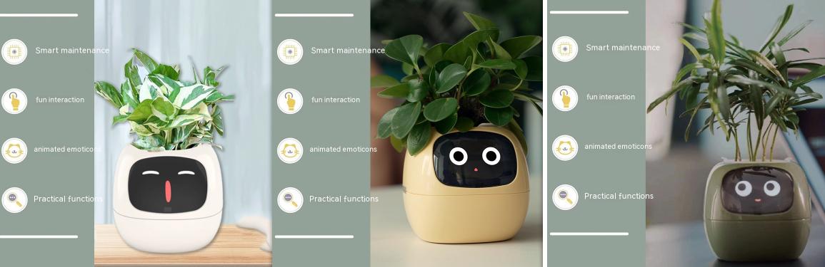 Smart Planter Endless Fun Over 49 Rich Expressions 7 Smart Sensors And AI Chips Make Raising Plants Easy And Fun 57
