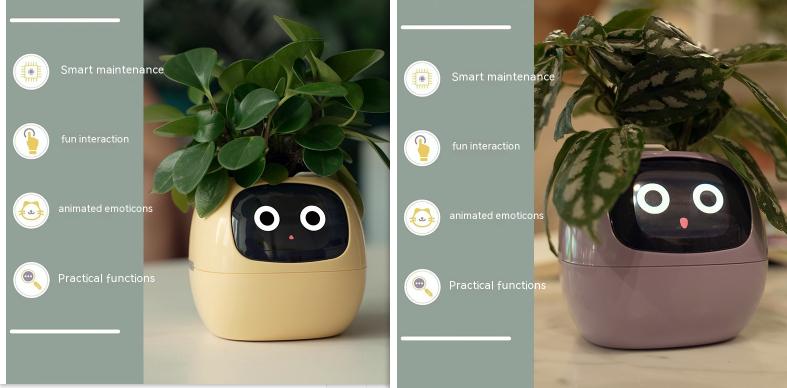 Smart Planter Endless Fun Over 49 Rich Expressions 7 Smart Sensors And AI Chips Make Raising Plants Easy And Fun 78
