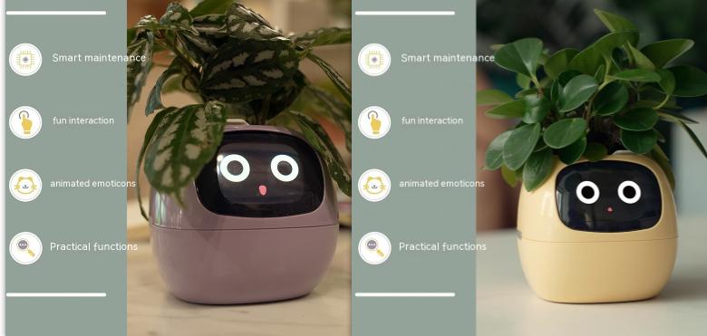 Smart Planter Endless Fun Over 49 Rich Expressions 7 Smart Sensors And AI Chips Make Raising Plants Easy And Fun 71