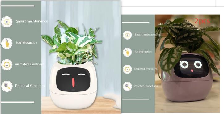 Smart Planter Endless Fun Over 49 Rich Expressions 7 Smart Sensors And AI Chips Make Raising Plants Easy And Fun 38