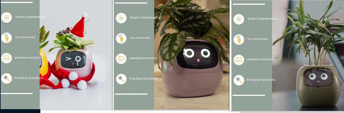 Smart Planter Endless Fun Over 49 Rich Expressions 7 Smart Sensors And AI Chips Make Raising Plants Easy And Fun 51
