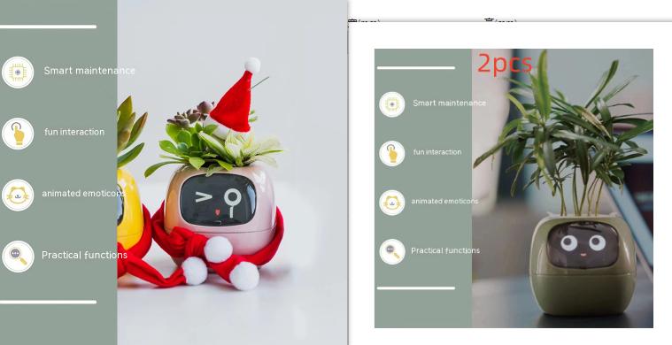 Smart Planter Endless Fun Over 49 Rich Expressions 7 Smart Sensors And AI Chips Make Raising Plants Easy And Fun 28