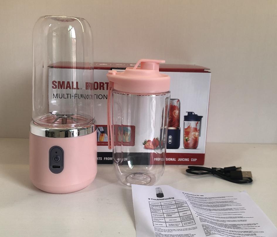 6blade Portable Blender Mini Juicer Cup Extractor Smoothie USB Charging Fruit Squeezer Blender Food Mixer Ice Crusher Portable Juicer Machine 16