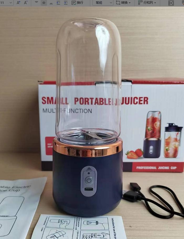 6blade Portable Blender Mini Juicer Cup Extractor Smoothie USB Charging Fruit Squeezer Blender Food Mixer Ice Crusher Portable Juicer Machine 28
