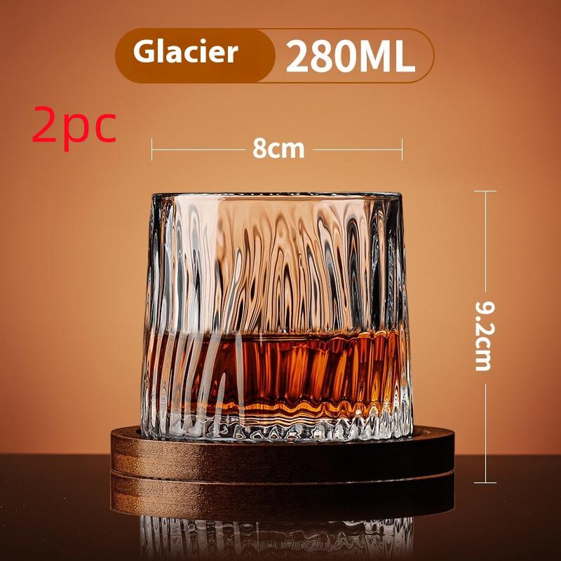 Household Tumbler Glass Spinning Creative Wine Glass With Base 15