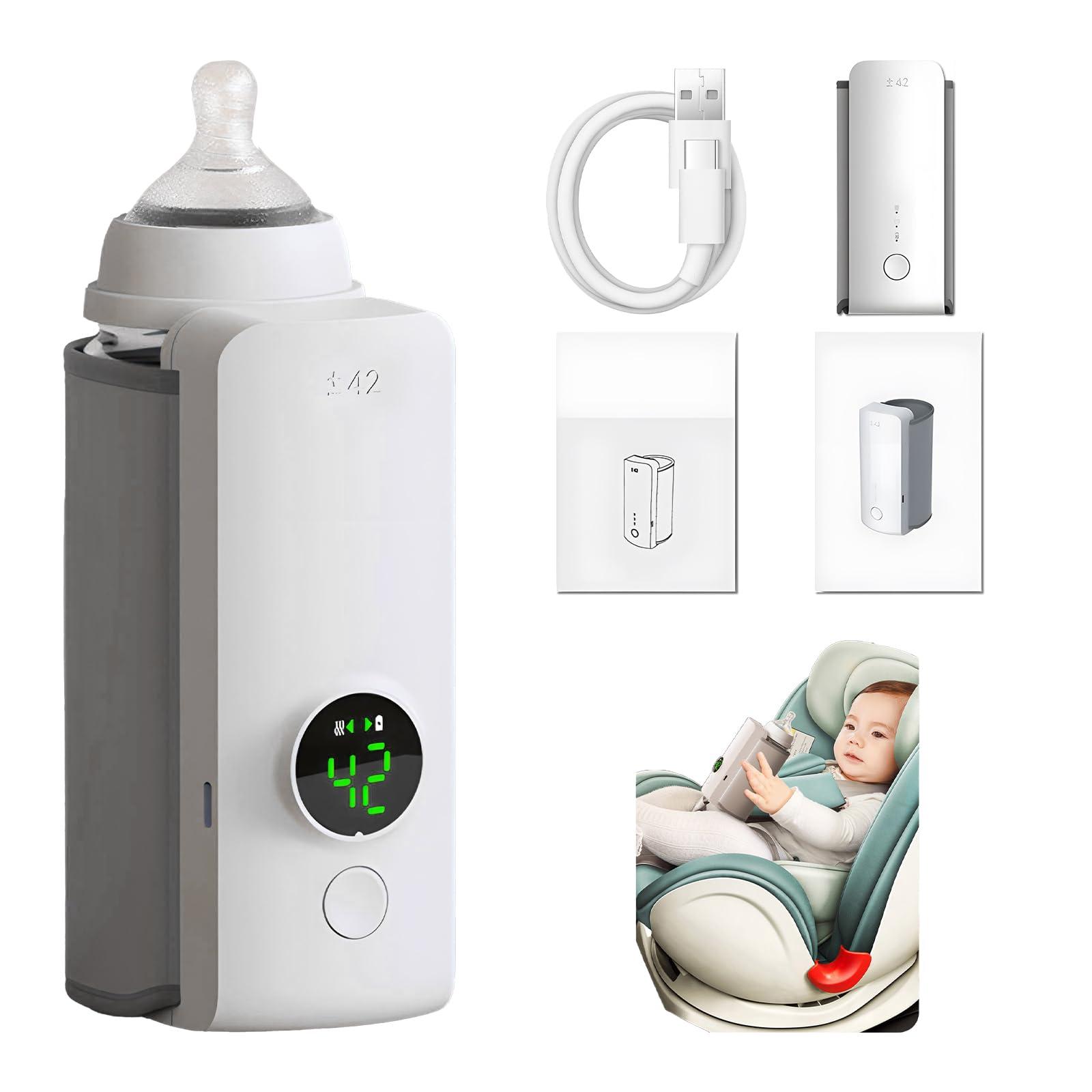 Portable Wireless Rechargeable Baby Bottle Warmer USB Charging And Heating Bag Portable Constant Temperature Milk Warmer Universal Bottle Insulation Sleeve 1