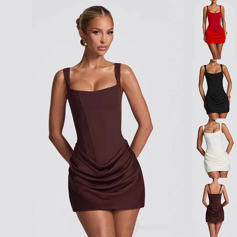 Summer Corset Dress Graceful Sleeveless Short Dresses For Party Wedding Evenning Clothing 1