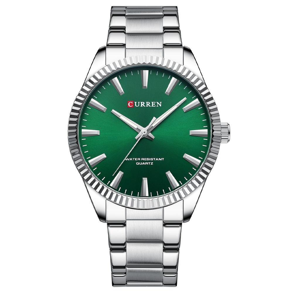 Business Mens Waterproof Round Pin-Strap Watch 3