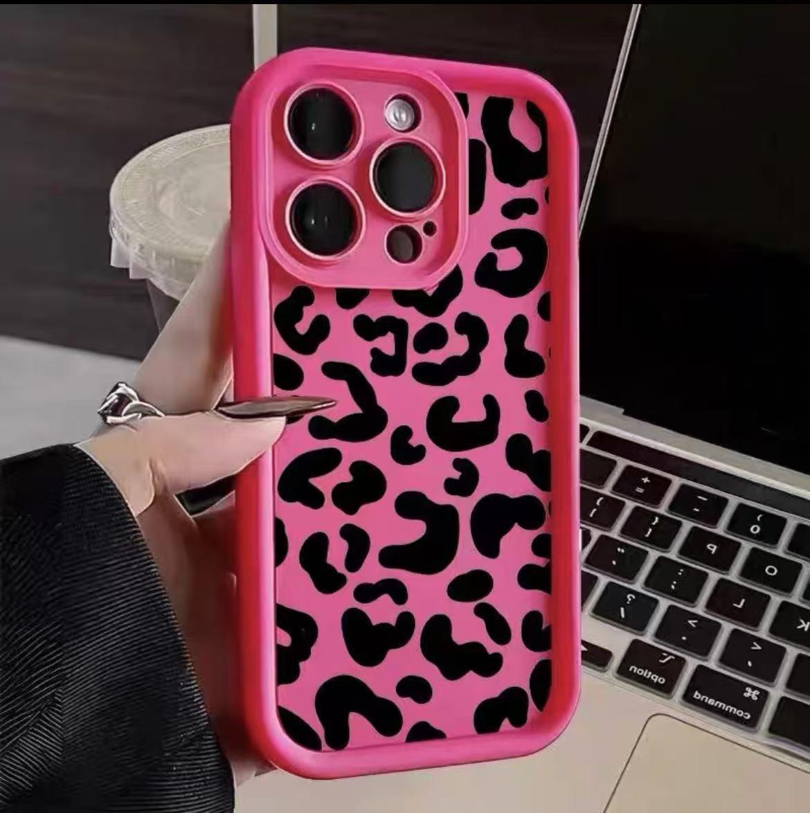 Black Leopard Print Phone Case New 5