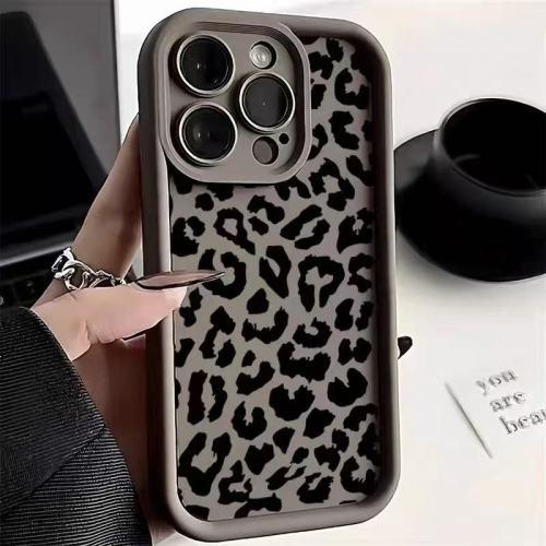 Black Leopard Print Phone Case New 3