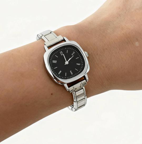 Watch DIY Module Stainless Steel Strap Detachable Womens Quartz Watch 3