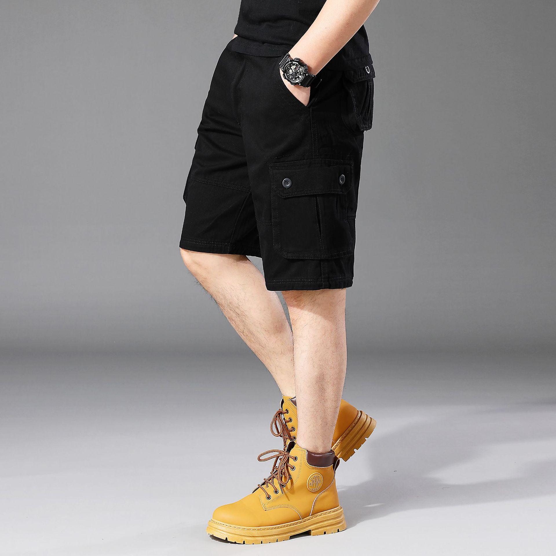 Mens Plus-size Casual Straight-leg Pants